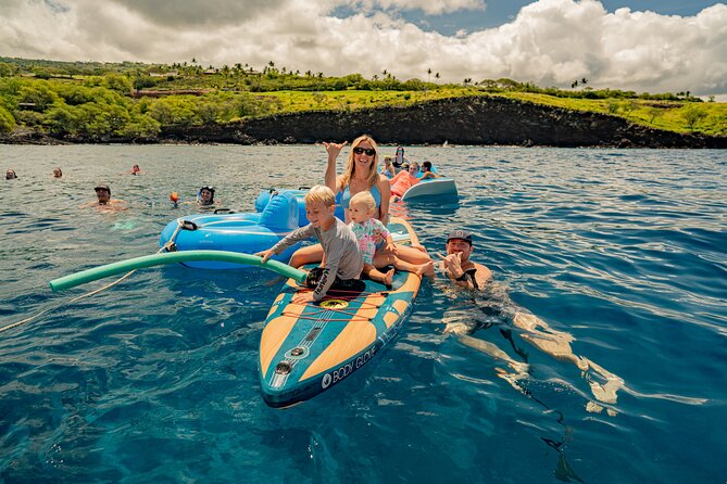 Deluxe Snorkel & Dolphin Watch Aboard a Luxury Catamaran From Kailua-Kona - Indulge in Crystal Clear Snorkeling