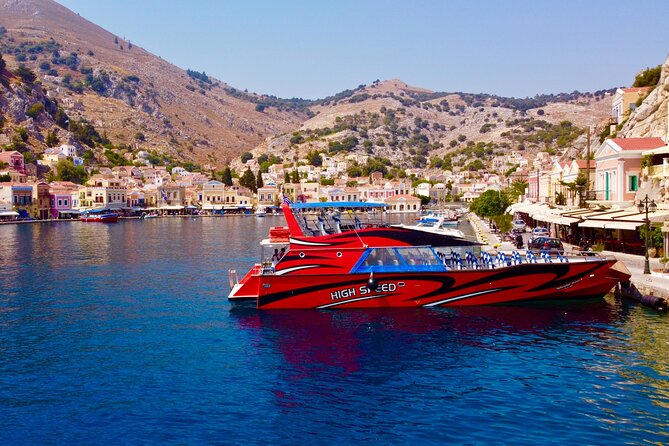 Fast Boat to Symi With a Swimming Stop at St Georges Bay! (Only 1hr Journey) - Important Reminders