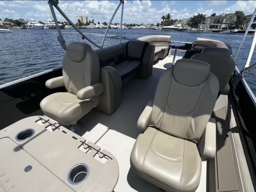 Fort Lauderdale: 12 People Private Pontoon Rental - Duration Options