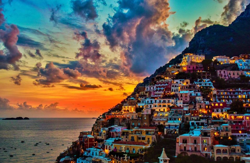 From Rome: Transport to Positano With Stop in Pompeii - Itinerary