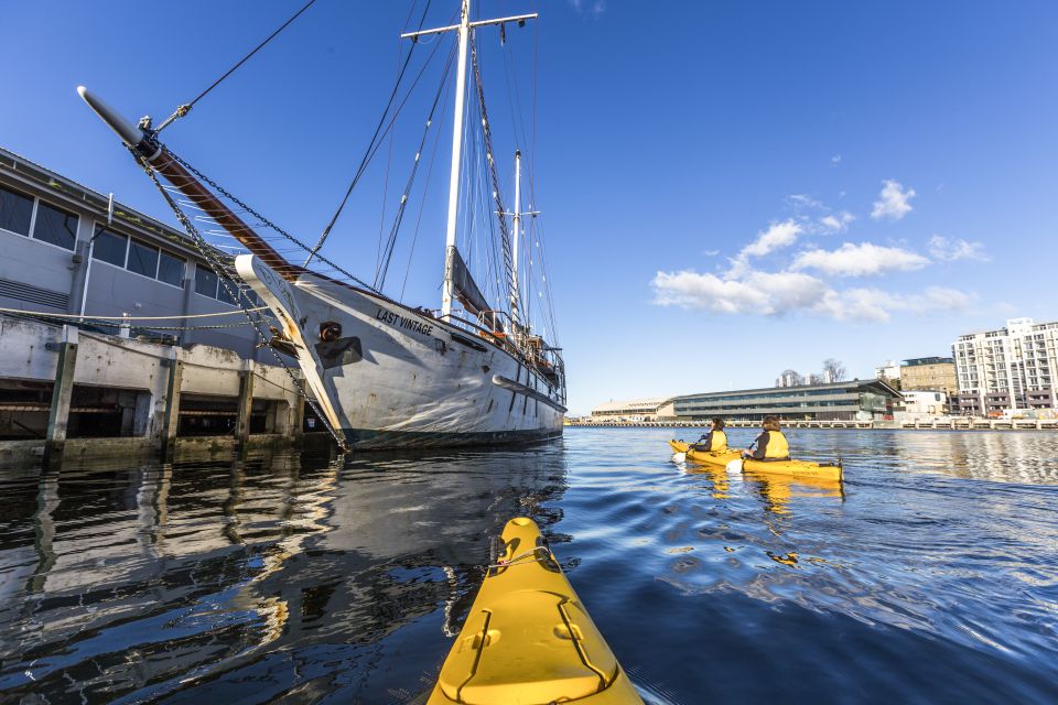 Hobart City 2.5-Hour Kayak Tour - Booking Information