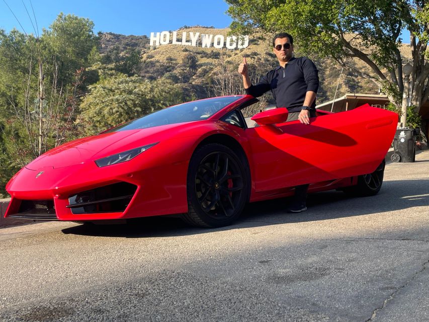 Hollywood Sign 50 Min Lamborghini Driving Tour - Included in the Tour