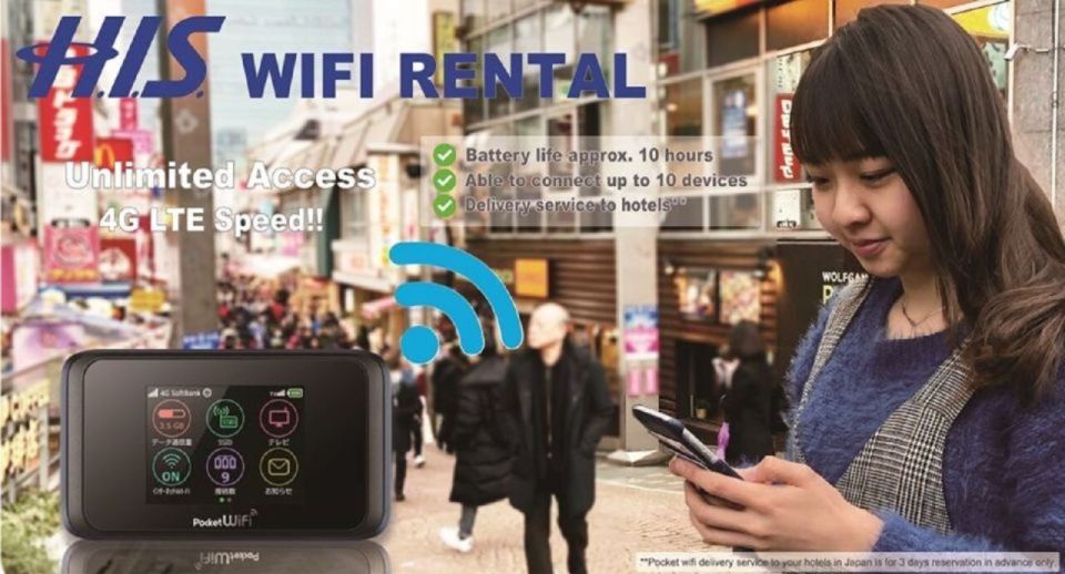 Japan: Unlimited Wifi Rental With Airport Post Office Pickup - Available Pickup Locations