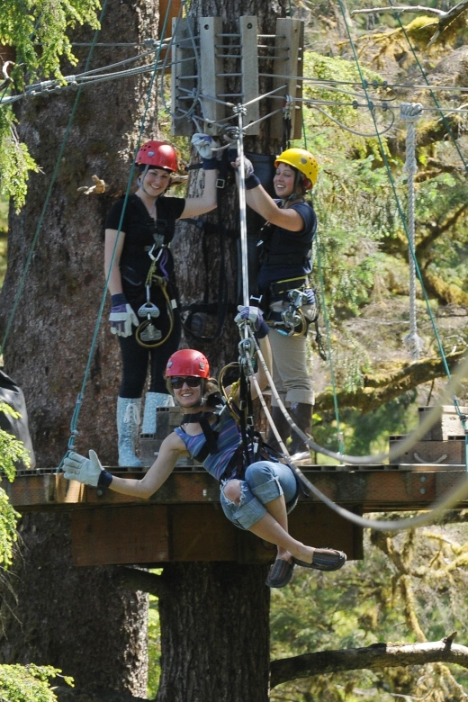 Ketchikan: Rainforest Zipline, Skybridge, & Rappel Adventure - Group Size and Language