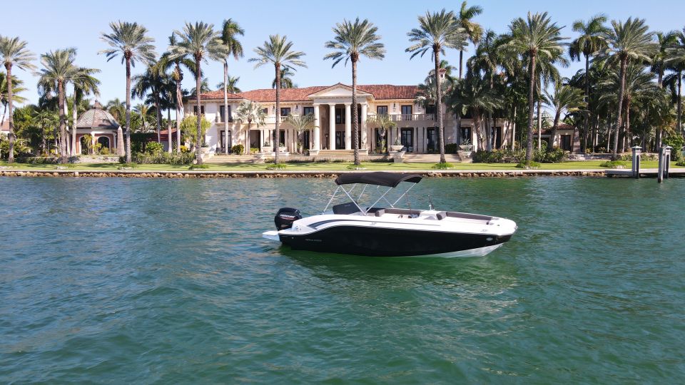 Miami Beach: Private Boat Tour Rental Charter - Inclusions