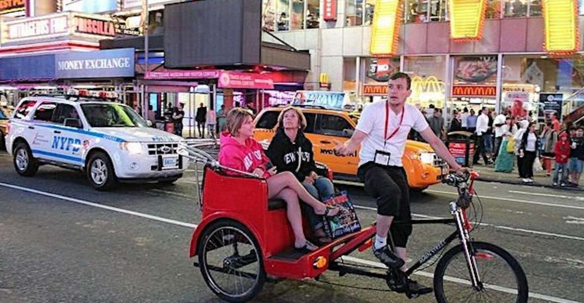 NYC Pedicab Tours: Central Park, Times Square, 5th Avenue - Itinerary Highlights
