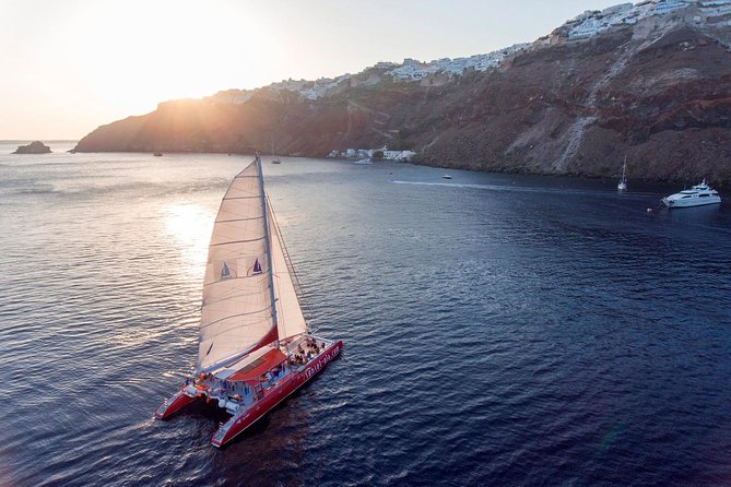 Sailing Catamaran Cruise in Santorini With BBQ, Drinks and Transfer - Additional Information