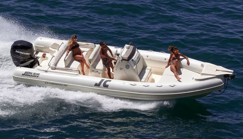 Sorrento/Positano: Capri Island RIB Boat Tour With Drinks - Boat Description