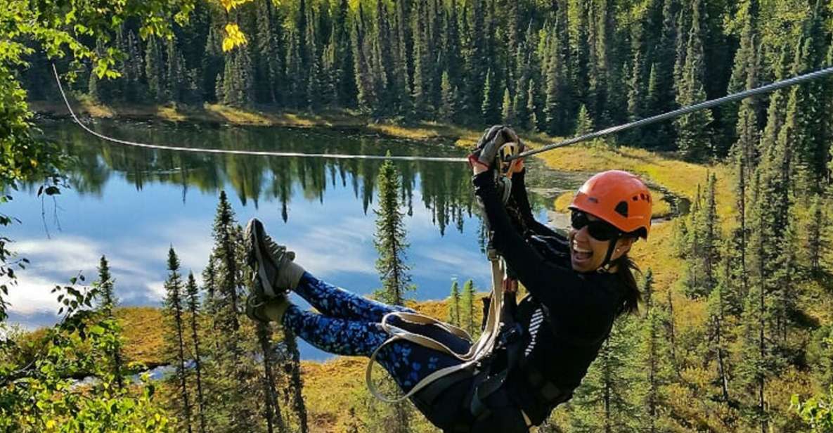 Talkeetna: Zipline Tour - Inclusions and Exclusions