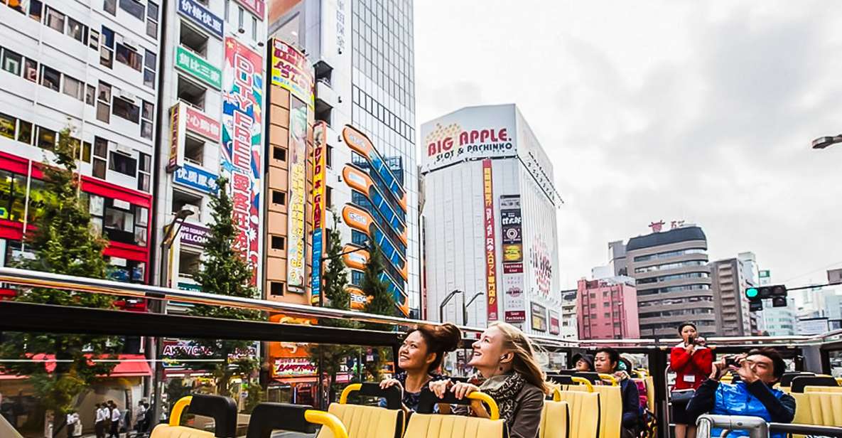 Tokyo: Hop-On Hop-Off Sightseeing Bus Ticket - Major Attractions Highlighted