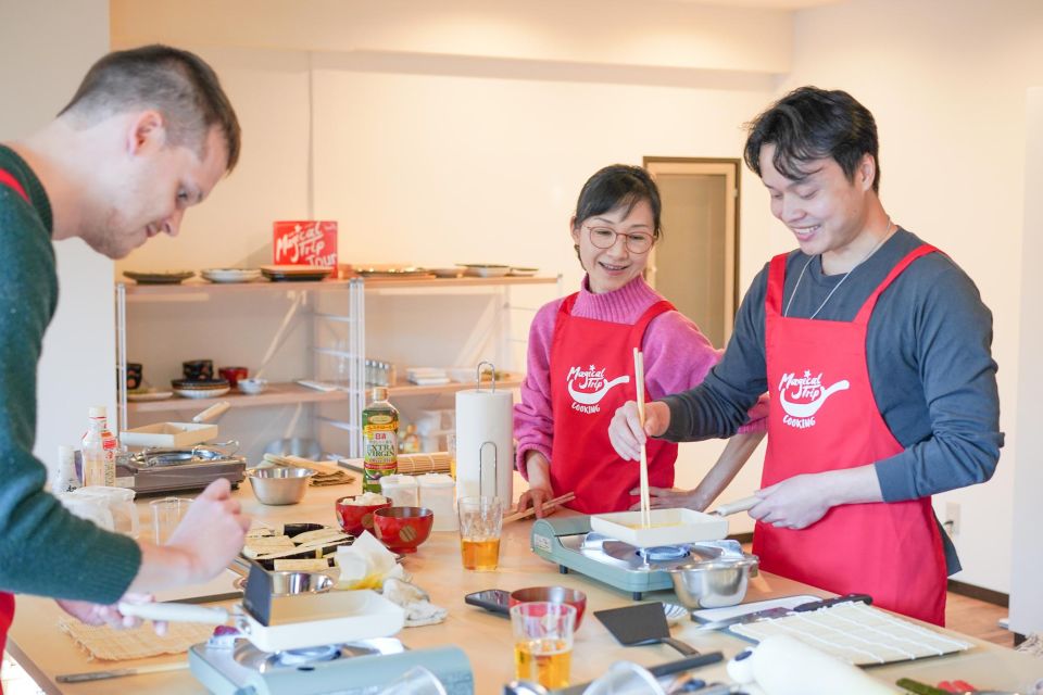 Tokyo: Sushi Cooking Class With Sake Tasting - Procuring Ingredients at the Supermarket