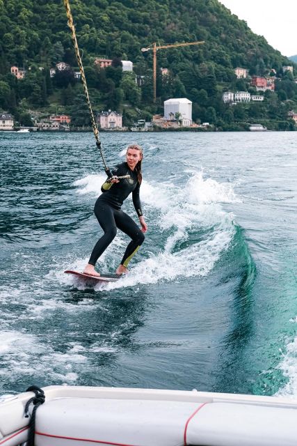 Wakeboard + Wakesurf Experience Private Boat on Lake Como - Inclusions