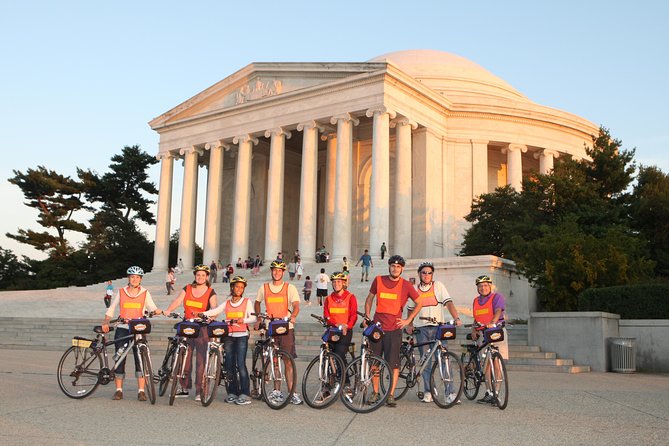 Washington DC Sites at Night Guided Bicycle Tour - Itinerary Details