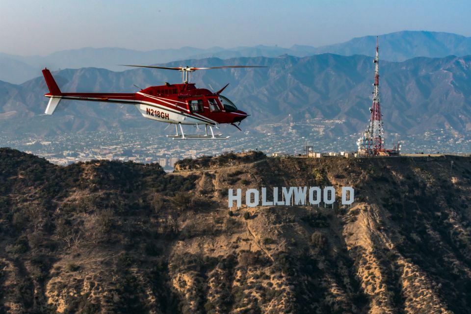 10-Minute Hollywood Sign Helicopter Tour - Inclusions