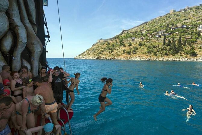 Alanya All Inclusive Pirate Boat Trip With Hotel Transfer - Highlights