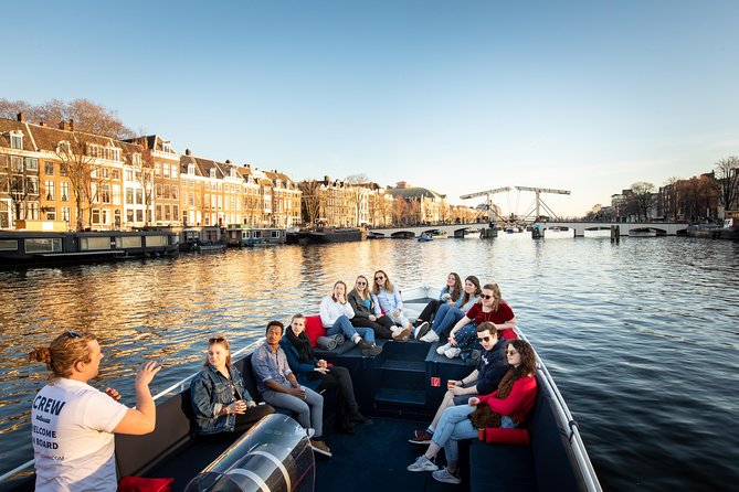 Amazing Open Boat Amsterdam Canal Cruise With Two Drinks Incl.