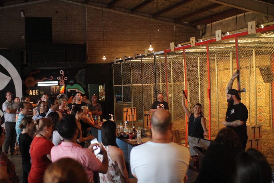 Brisbane: Lumber Punks Axe Throwing Experience - Group Options and Highlights