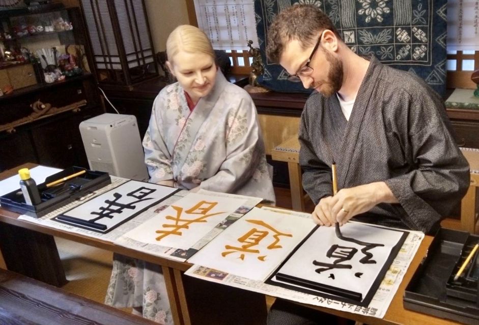 Calligraphy Experience With Simple Kimono in Okinawa - Booking Information