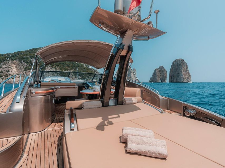 Capri Private Boat Tour From Sorrento on Riva Rivale 52 - Full Description