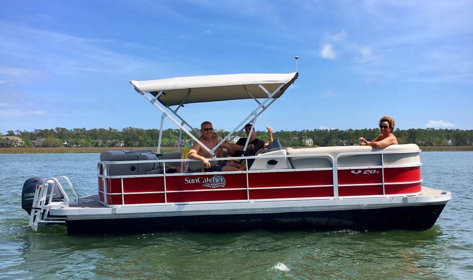 Hilton Head Island: Self-Drive Pontoon Boat Rental - Anchoring and Swimming Options