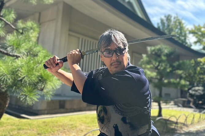 Kendo and Samurai Experience in Kyoto - Practicing Sword Cutting on Tatami Mat