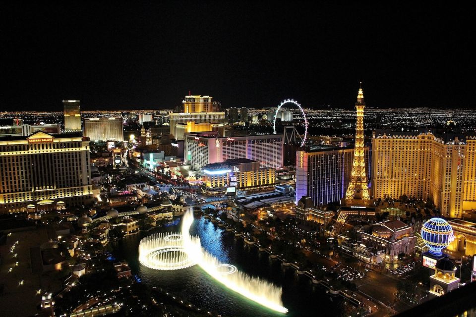 Las Vegas: Night Helicopter Flight Over Las Vegas Strip - Live Tour Guide and Audio Options