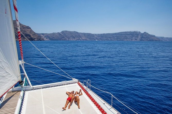 Sailing Catamaran Cruise in Santorini With BBQ, Drinks and Transfer - Traveler Reviews Summary