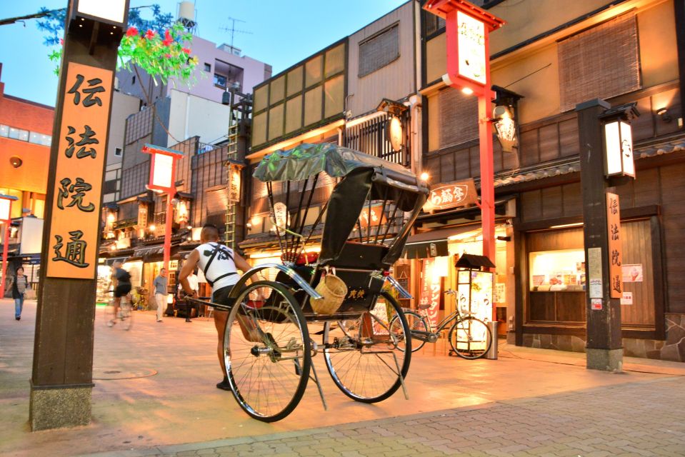 Tokyo: Asakusa Sightseeing Tour by Rickshaw - Booking Information and Pricing