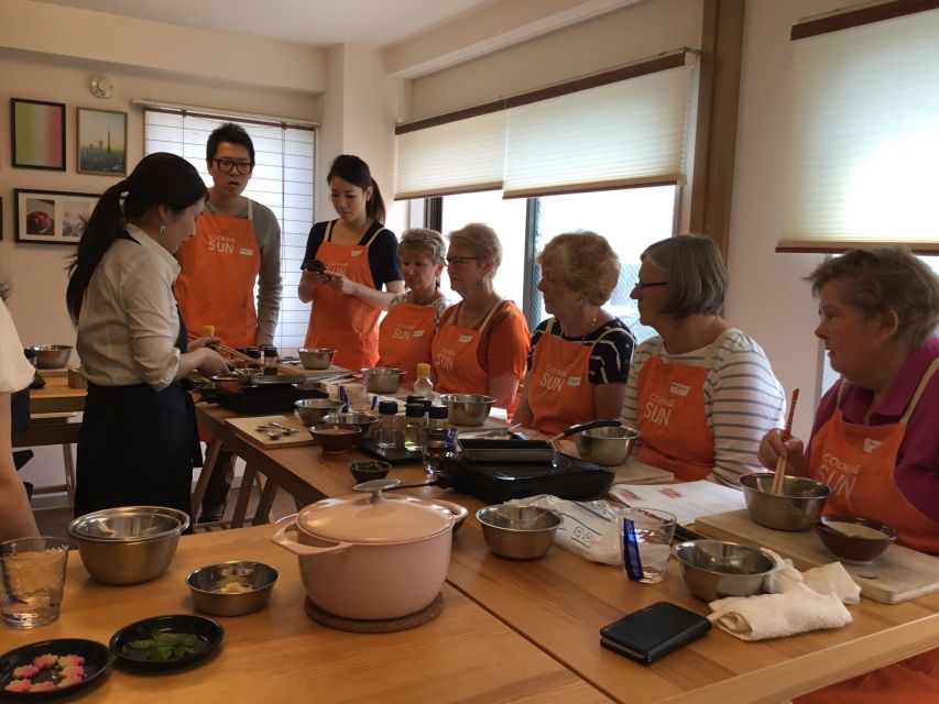Tokyo: Wagyu and 7 Japanese Dishes Cooking Class - Meeting Point and Directions