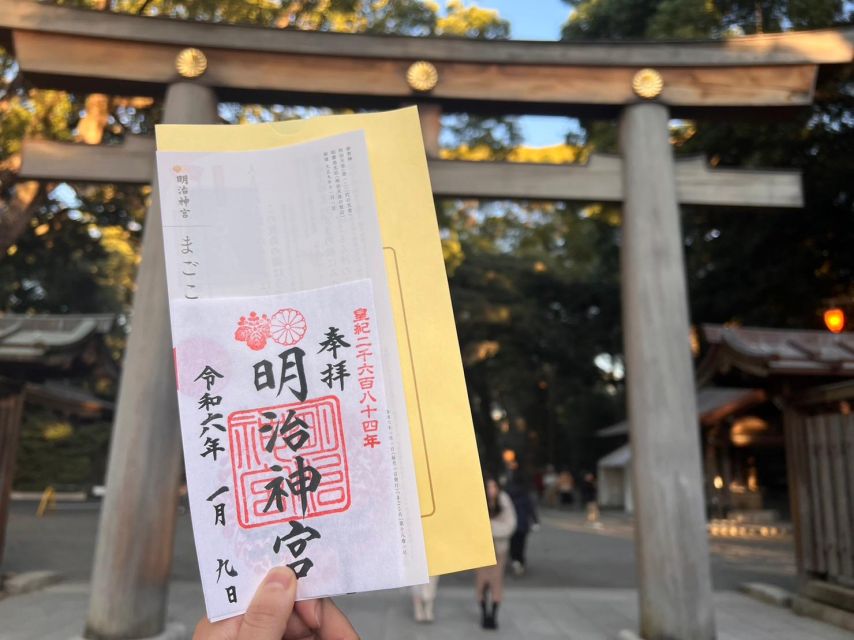 Tour in Meiji Shrine, Red Ink Stamp Experience, and Shopping - Tour Inclusions