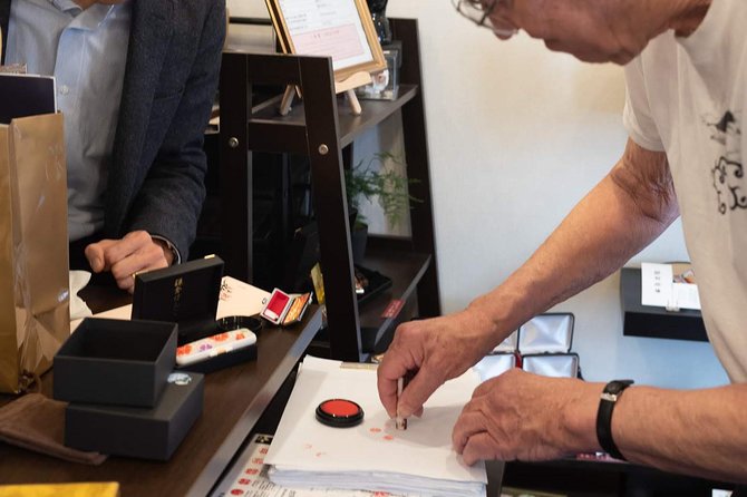 Your Own HANKO Name Seal Activity in Kamakura. - Engraving and Receiving Your Seal