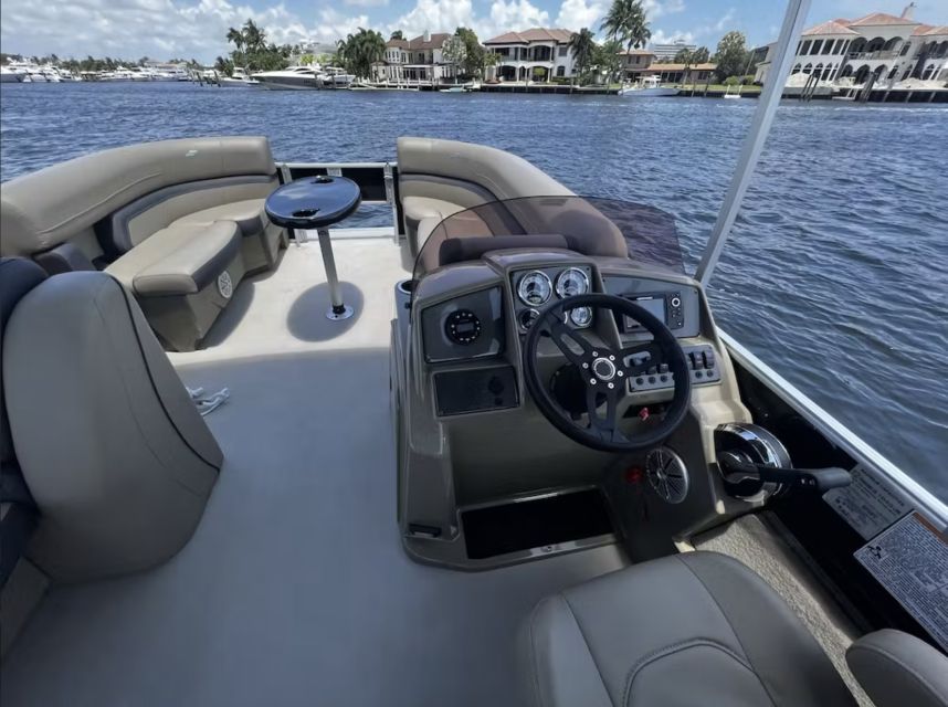 Fort Lauderdale: 12 People Private Pontoon Rental - Included Amenities