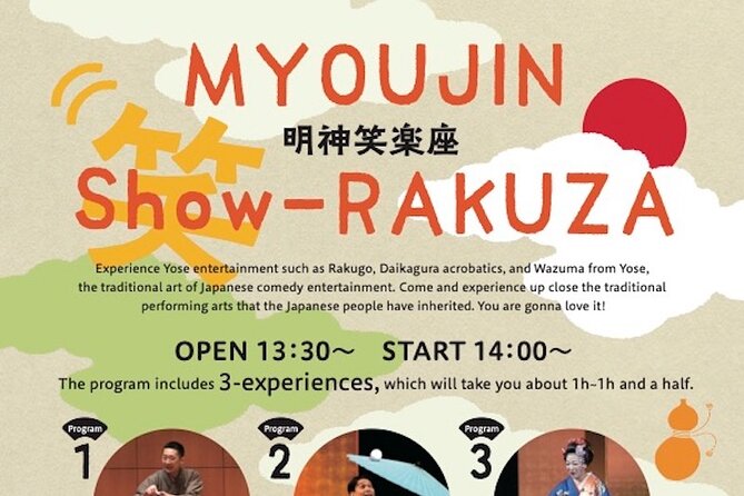 Myojin Show Rakuza - Traditional Rakugo, Juggling and Magic Show - Accessibility and Logistics