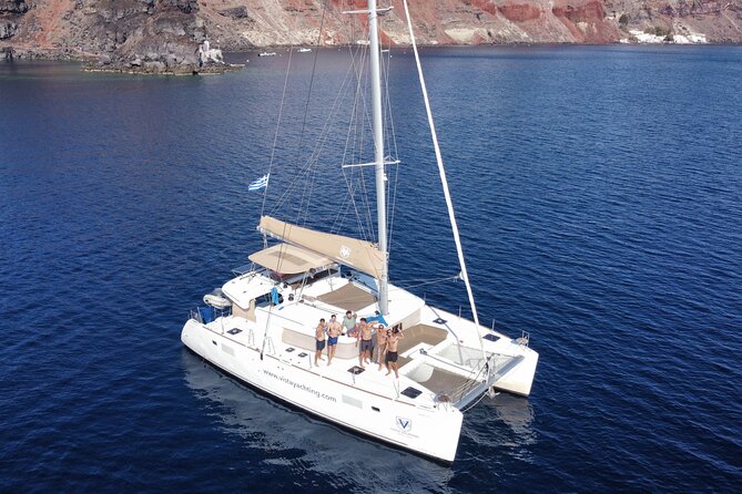 Santorini Platinum Catamaran Cruise With Meal, BBQ and Open Bar - Booking and Confirmation Process