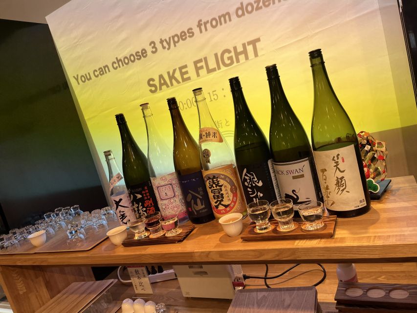 Savor Japanese Sake With Fresh Sashimi in Tsukiji! - Japanese Sake Presentation