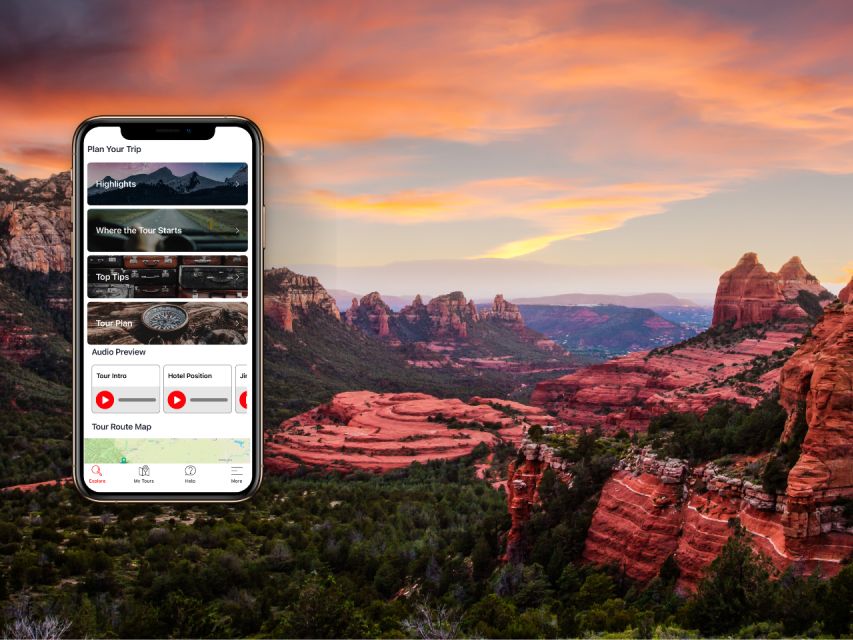 Sedona: Self-Guided Audio Driving Tour - Important Booking Information