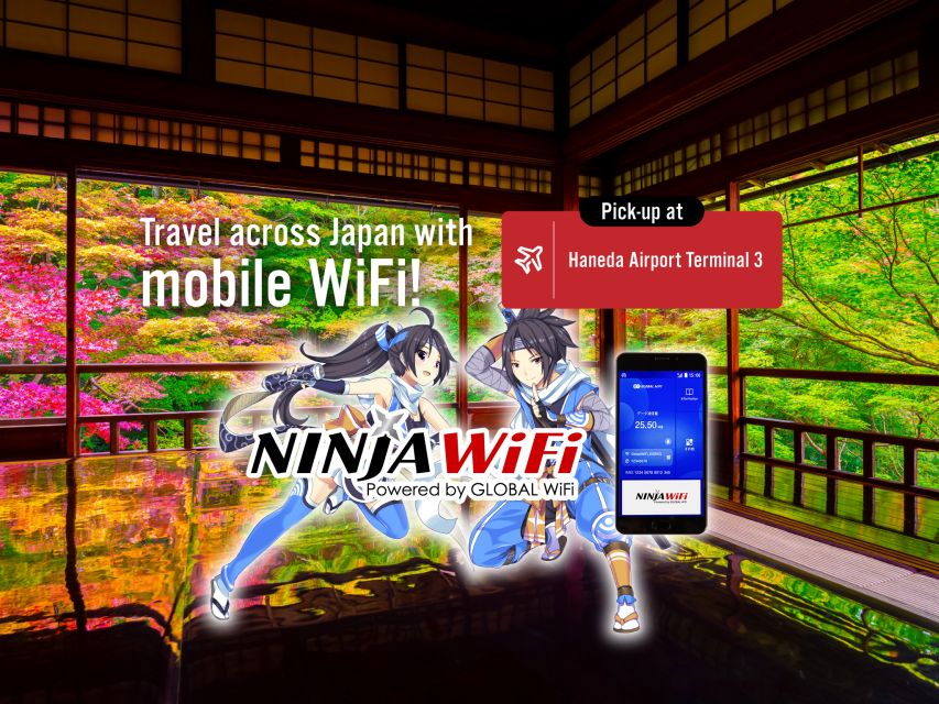 Tokyo: Haneda Airport Terminal 3 Mobile WiFi Rental - Sharing Wifi With Companions