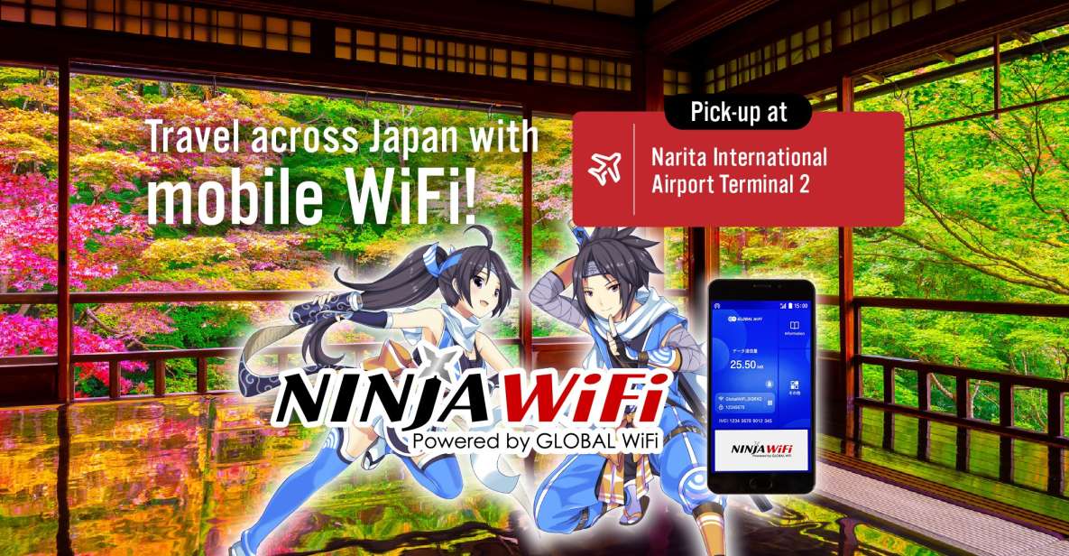 Tokyo: Narita International Airport T2 Mobile WiFi Rental - Arrival and Pickup