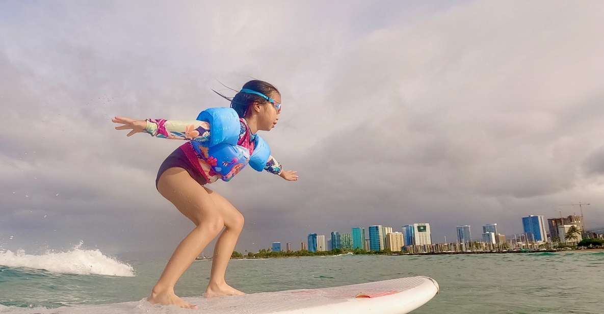 Waikiki: 2-Hour Private or Group Surfing Lesson for Kids - Age and Health Restrictions