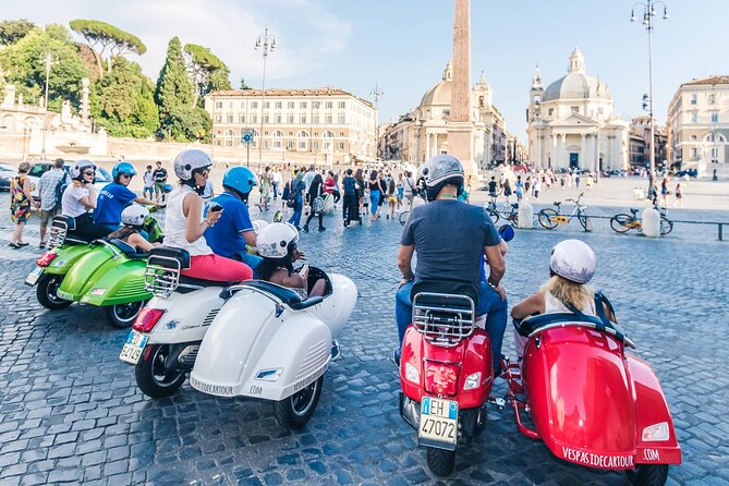 Highlights of Rome Vespa Sidecar Tour in the Afternoon With Gourmet Gelato Stop - Memorable Customer Testimonials