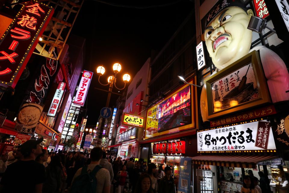 Osaka: Local Foodie Tour in Dotonbori and Shinsekai - Okonomiyaki and Takoyaki