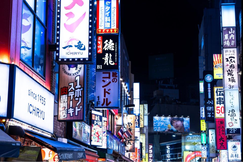 Shinjuku Night Tour + Cinematic Video Shooting Service - Izakaya and Standing Bars