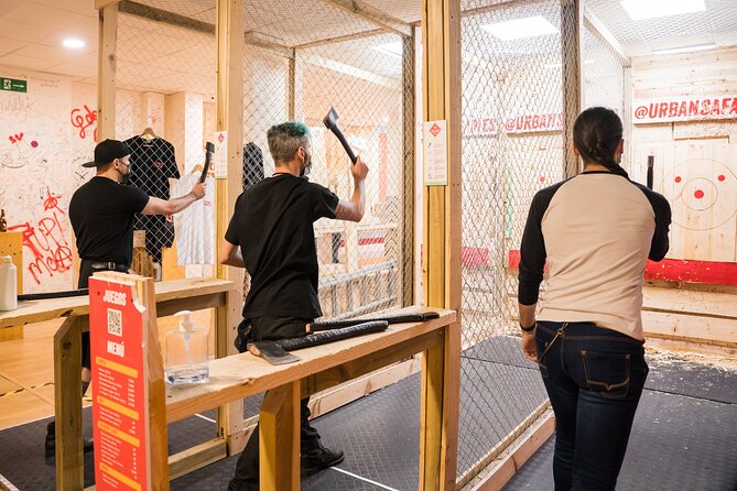 Axe Throwing 1 Hour Session - Booking Confirmation and Other Details