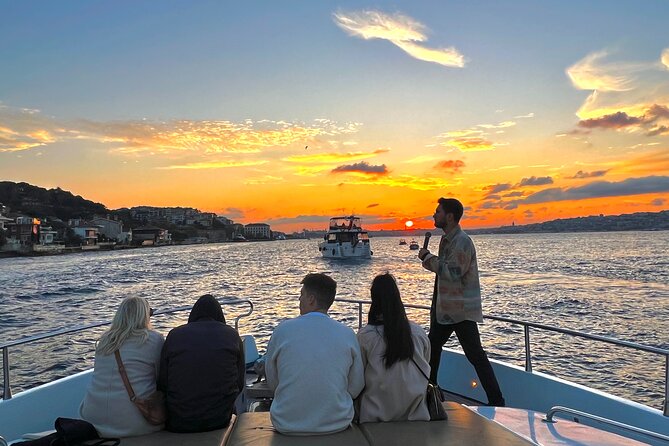 Bosphorus Sunset Luxury Yacht Cruise With Snacks and Live Guide - Personalized Service and Guidance