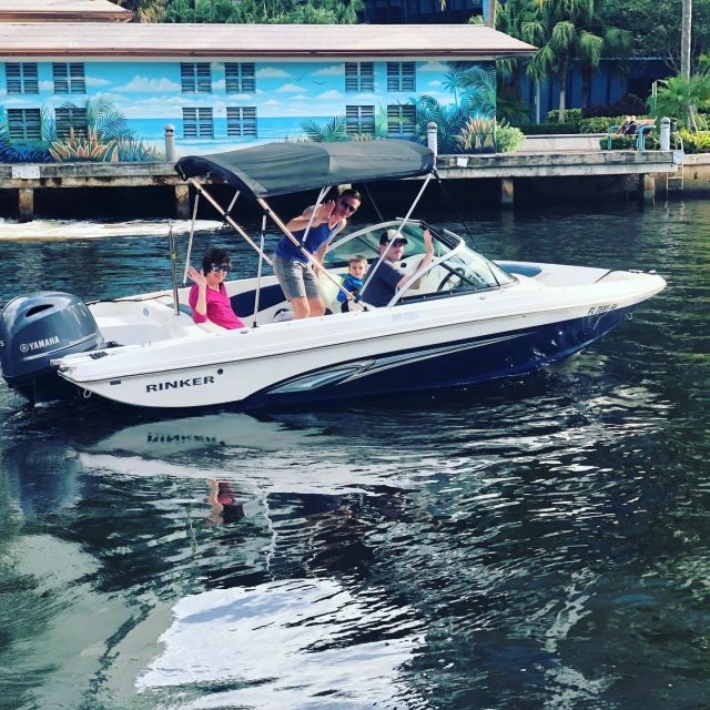 Fort Lauderdale: 8 People Private Boat Rental - Boat Experience Description
