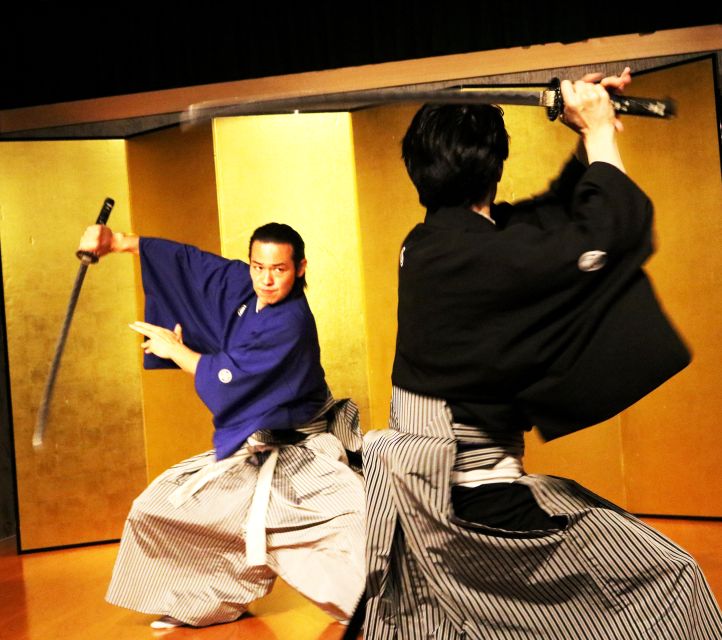 Kyoto: Samurai Kenbu Traditional Sword Dancing Show - Accessibility and Language Options