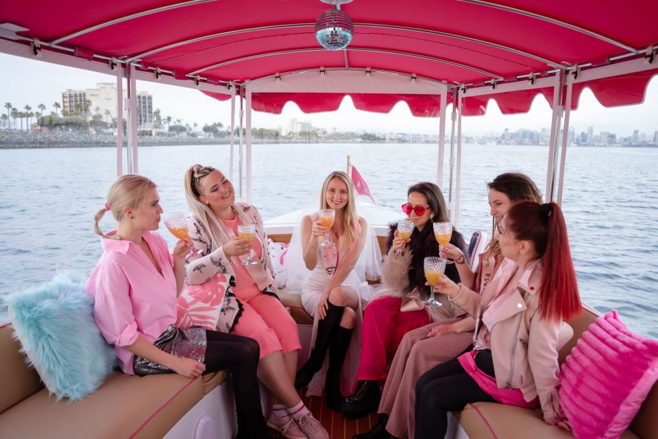 Pink Party Boat Cruise in San Diego Bay! Barbie Tour - Key Points