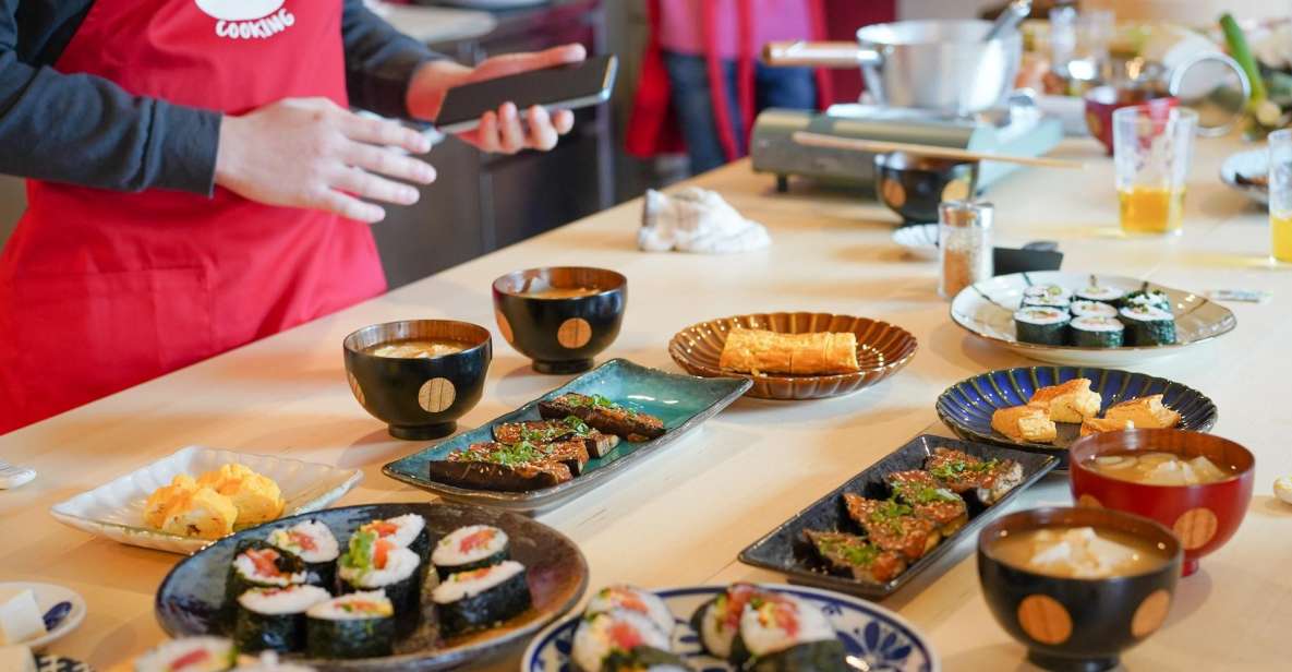 Tokyo: Sushi Cooking Class With Sake Tasting - Sampling the Culinary Creations