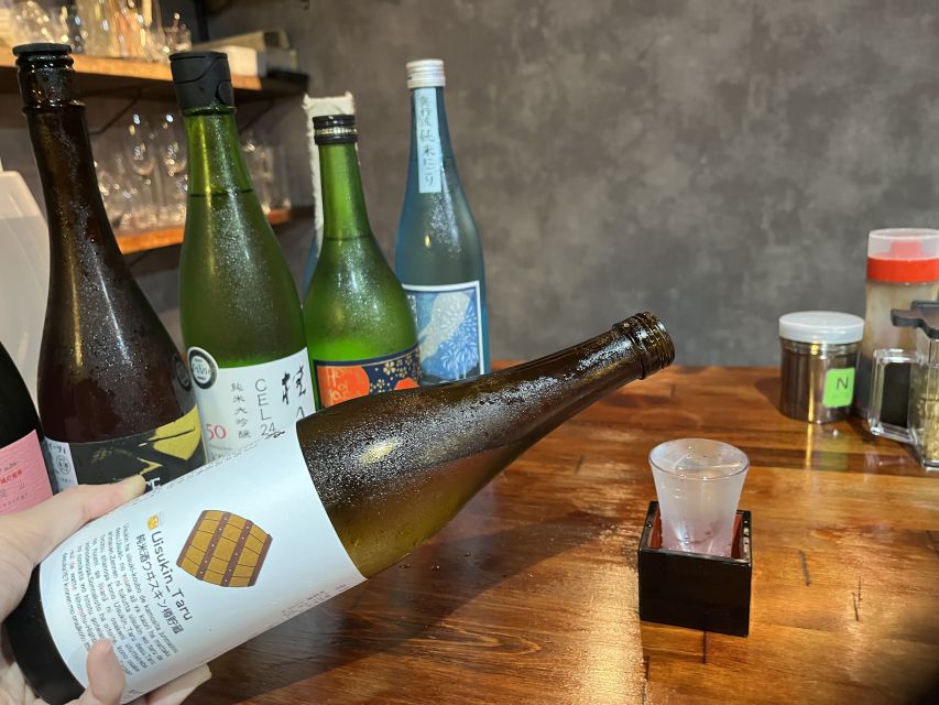Osaka Sake Tasting With Takoyaki DIY - Sake Tasting With Sake Expert