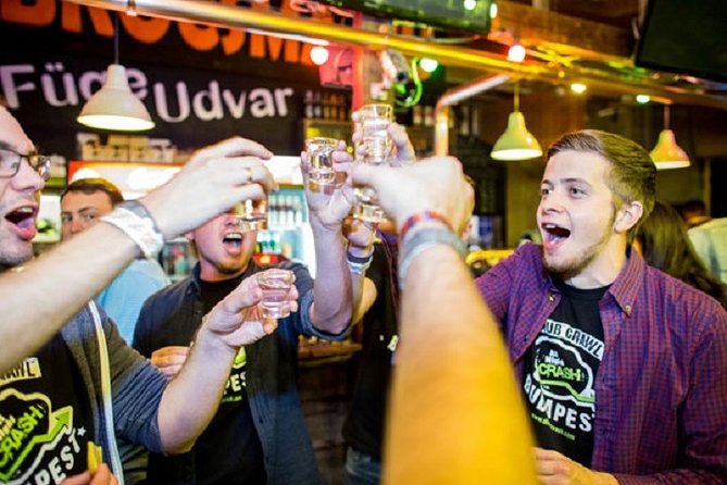 Budapest Original Ruin Pub Crawl Including 5 Shots - Key Points